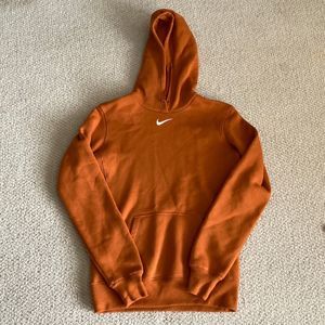 NEW Nike Texas Longhorns Burnt Orange Small Hooded Sweater Hoodie Cotton NWOT